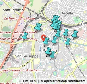 Mappa CAP, 35139 Padova PD, Italia (0.7725)