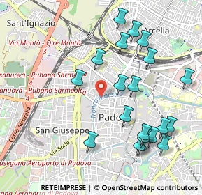 Mappa CAP, 35139 Padova PD, Italia (1.0925)