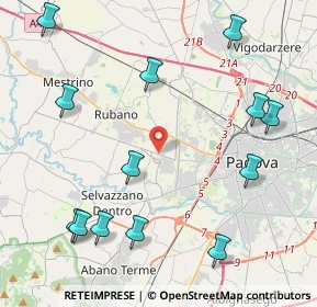 Mappa Via Maria Ausiliatrice, 35030 Selvazzano dentro PD, Italia (5.22538)