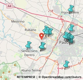Mappa Via Maria Ausiliatrice, 35030 Selvazzano dentro PD, Italia (3.915)