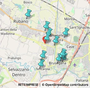 Mappa Via Maria Ausiliatrice, 35030 Selvazzano dentro PD, Italia (1.54917)
