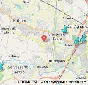 Mappa Via Maria Ausiliatrice, 35030 Selvazzano dentro PD, Italia (4.256)