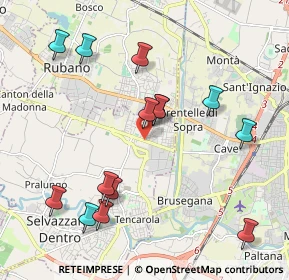 Mappa Via Maria Ausiliatrice, 35030 Selvazzano dentro PD, Italia (2.16)