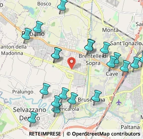 Mappa Via Maria Ausiliatrice, 35030 Selvazzano dentro PD, Italia (2.3295)