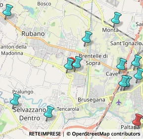 Mappa Via Maria Ausiliatrice, 35030 Selvazzano dentro PD, Italia (3.06867)