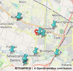 Mappa Via Maria Ausiliatrice, 35030 Selvazzano dentro PD, Italia (2.37636)