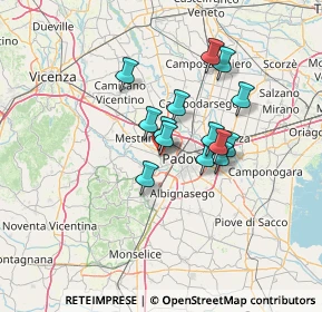 Mappa Via Maria Ausiliatrice, 35030 Selvazzano dentro PD, Italia (9.88714)