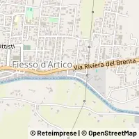 Map Fiesso d'Artico