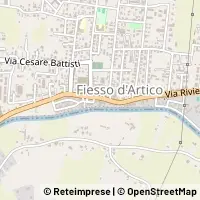 خريطة Fiesso d'Artico