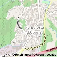 Mapa Monteforte d'Alpone