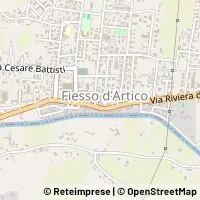 Mapa Fiesso d'Artico