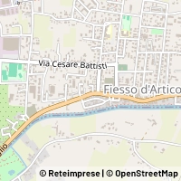 Map Fiesso d'Artico