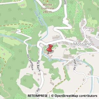 Mappa Contra' dei Munari, 36024 Mossano VI, Italia, 36024 Mossano, Vicenza (Veneto)