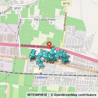 Mappa A4 Torino - Trieste, 37042 Caldiero VR, Italia (0.3715)