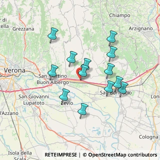 Mappa A4 Torino - Trieste, 37042 Caldiero VR, Italia (6.41538)