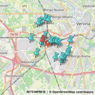 Mappa Via Peschiera, 37137 Verona VR, Italia (1.424)