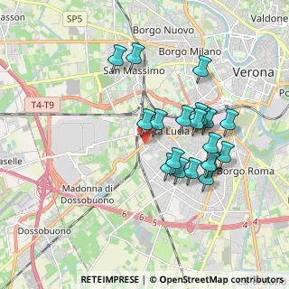 Mappa Via Peschiera, 37137 Verona VR, Italia (1.6855)