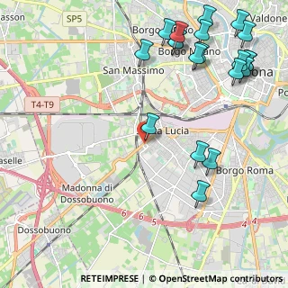 Mappa Via Peschiera, 37137 Verona VR, Italia (2.867)