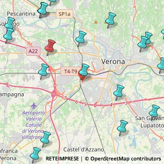 Mappa Via Peschiera, 37137 Verona VR, Italia (6.89158)