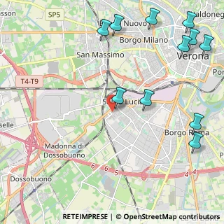 Mappa Via Villafranca, 37137 Verona VR, Italia (2.93818)