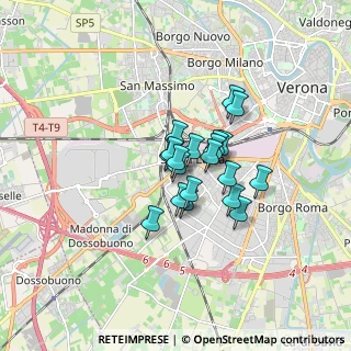 Mappa Via Villafranca, 37137 Verona VR, Italia (1.0275)