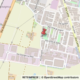 Mappa Via Porzano, 29, 25021 Bagnolo Mella, Brescia (Lombardia)