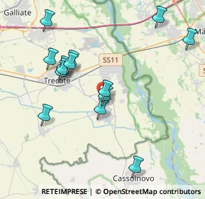 Mappa Via Milano, 28065 Cerano NO, Italia (4.02857)