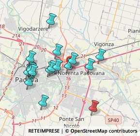 Mappa Via Sergio Fraccalanza, 35129 Padova PD, Italia (3.53941)