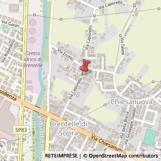 Mappa Via Caporello, 41, 35136 Padova, Padova (Veneto)