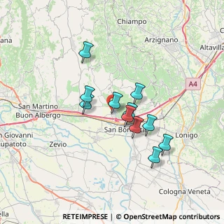 Mappa Via Salvatore Quasimodo, 37038 Soave VR, Italia (5.46455)