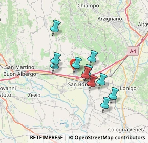 Mappa Via Salvatore Quasimodo, 37038 Soave VR, Italia (5.46455)