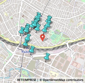 Mappa Via Domenico Bonati, 35132 Padova PD, Italia (0.381)