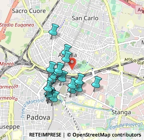 Mappa Via Domenico Bonati, 35132 Padova PD, Italia (0.7505)
