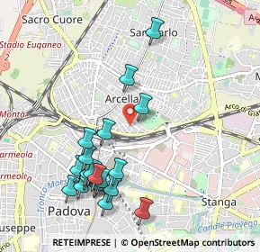 Mappa Via Domenico Bonati, 35132 Padova PD, Italia (1.074)