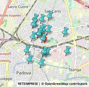 Mappa Via Domenico Bonati, 35132 Padova PD, Italia (0.703)