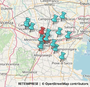 Mappa Via Domenico Bonati, 35132 Padova PD, Italia (10.41867)