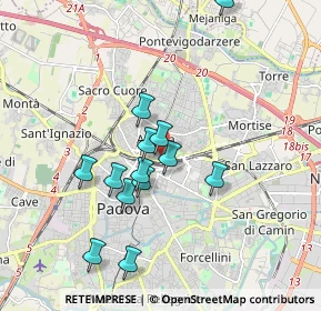 Mappa Via Domenico Bonati, 35132 Padova PD, Italia (1.64385)