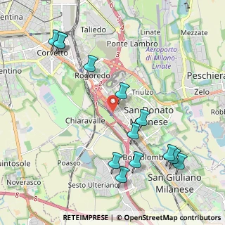 Mappa Via R. Schuman, 20097 San Donato Milanese MI, Italia (2.40385)