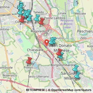 Mappa Via R. Schuman, 20097 San Donato Milanese MI, Italia (2.80684)