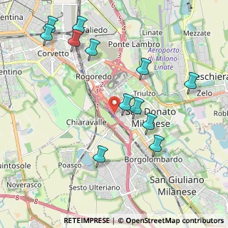Mappa Via R. Schuman, 20097 San Donato Milanese MI, Italia (2.24833)