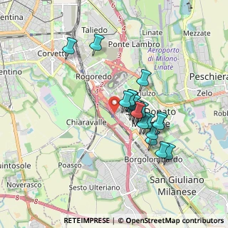 Mappa Via R. Schuman, 20097 San Donato Milanese MI, Italia (1.39105)