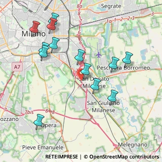 Mappa Via R. Schuman, 20097 San Donato Milanese MI, Italia (4.32462)