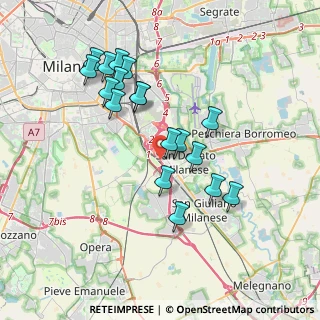 Mappa Via R. Schuman, 20097 San Donato Milanese MI, Italia (3.50833)