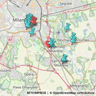 Mappa Via R. Schuman, 20097 San Donato Milanese MI, Italia (4.38579)