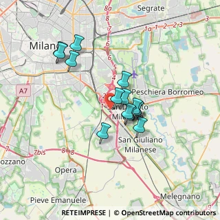 Mappa Via R. Schuman, 20097 San Donato Milanese MI, Italia (2.72357)