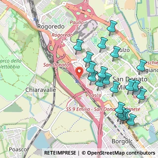 Mappa Via R. Schuman, 20097 San Donato Milanese MI, Italia (1.13)