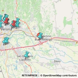 Mappa Via E. Torricelli, 37036 San Martino Buon Albergo VR, Italia (7.11125)