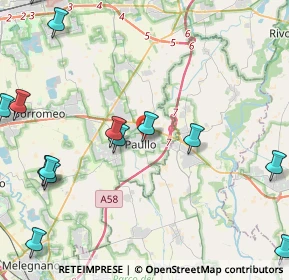 Mappa Via Alessandro Manzoni, 20067 Paullo MI, Italia (6.7835)