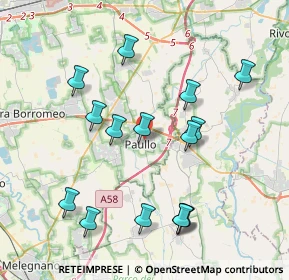 Mappa Via Alessandro Manzoni, 20067 Paullo MI, Italia (4.03)