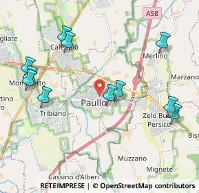 Mappa 20067 Paullo MI, Italia (2.30364)